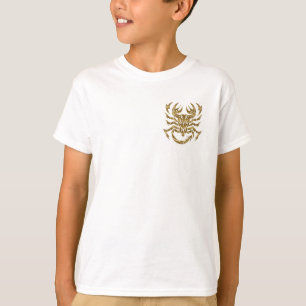 Schorpioen Zodiac - Tribal Gold T-shirt