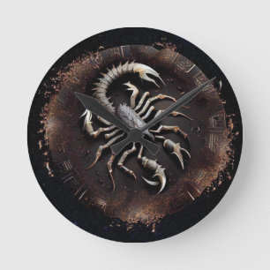 Schorpioen Zodiac wandklok Ronde Klok