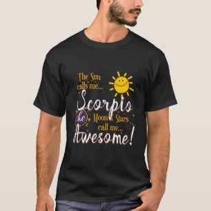 Schorpioen Zodiac Zonneteken Astrologie Horoscoop T-shirt