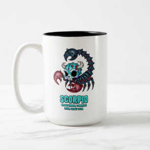 Schorpioen Zombie Tweekleurige Koffiemok