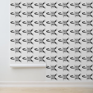 Schorpioen Zwart Scorpion Sterrenbeeld Behang