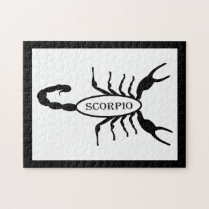 Schorpioen Zwart Scorpion Sterrenbeeld Legpuzzel