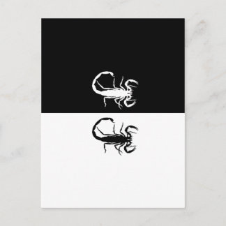 schorpioenen briefkaart
