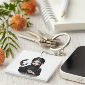 schorpioenmeisje sleutelhanger (Voorkant Rechts)