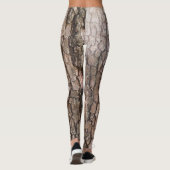 Schors van de vlakke boom leggings (Achterkant)