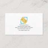 Schorsingskabels Bouwkolomtechniek Visitekaartje (Achterkant)