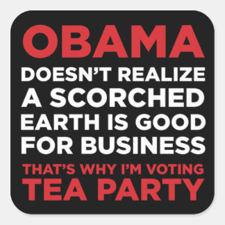 Schorst Aarde Vierkante Sticker