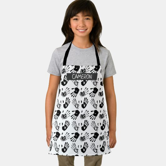 Schort Afdrukafdruk handafdruk (Insitu)