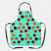 Schort Bright Aqua-Mint Kolache (Voorkant)