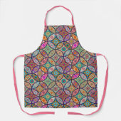 Schort Bright Mandala Pattern (Voorkant)