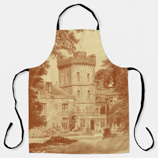 Schort - "Capernwray Hall" (Custard/Cinnamon) (Voorkant)