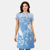 Schort - China Doves (Gedragen)