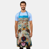 Schort - Doodle Dog Design (Gedragen)