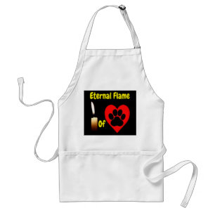 Schort Eternal Flame of Love Paws on Heart