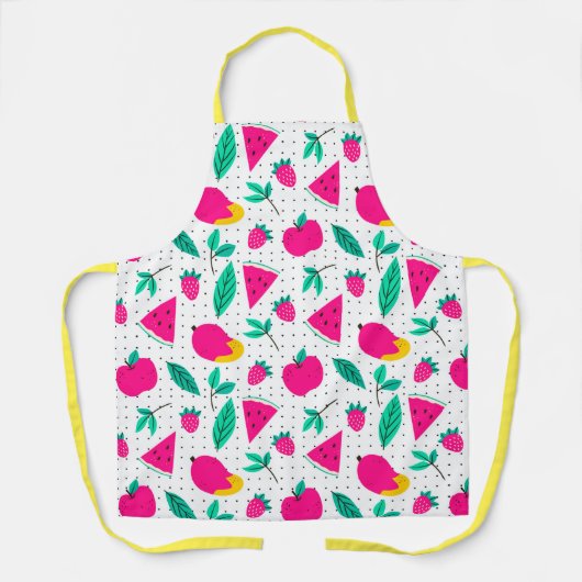 Schort fruitpatroonpatroon (Voorkant)