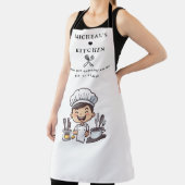 Schort | Gepersonaliseerde keuken naam & mannelijk (Insitu)