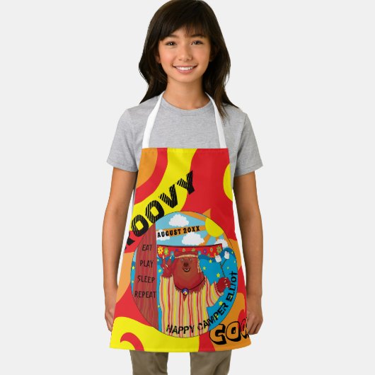 Schort Groovy Camp Beer overal print (Insitu)