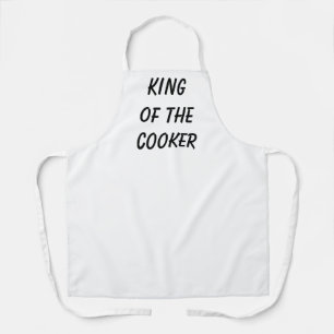 Schort Heren Koning van het kookfornuis ontwerp