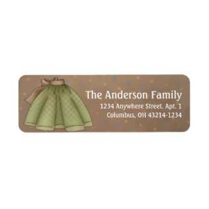 Schort Koorden Schort d5 Adresetiketten koken Etiket