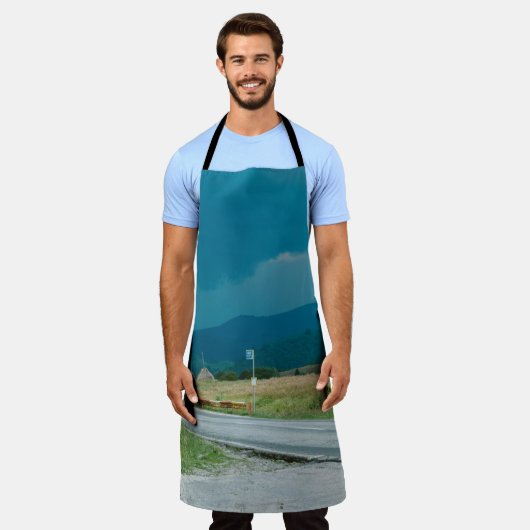 Schort landschap sjabloon (Gedragen)