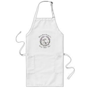 Schort - Lavendel Border Leicester Logo