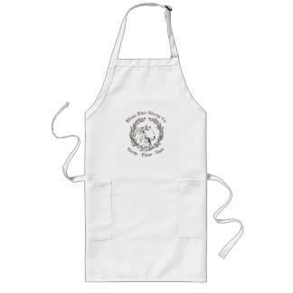 Schort - Lavendel Border Leicester Logo