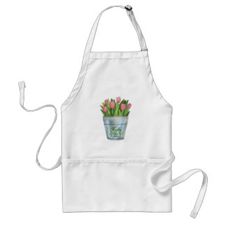 Schort-leraar-cadeau | MOEDERDAG | Bedankt Tulpen Standaard Schort