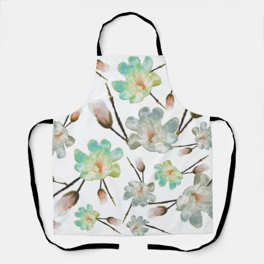 Schort Magnolia Pattern (Voorkant)