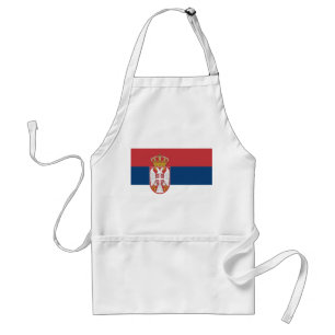 Schort met de vlag van Servië