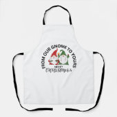 Schort met kerstgrint (Voorkant)