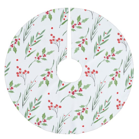 Schort met kerstmengeling kerstboom rok (Voorkant)