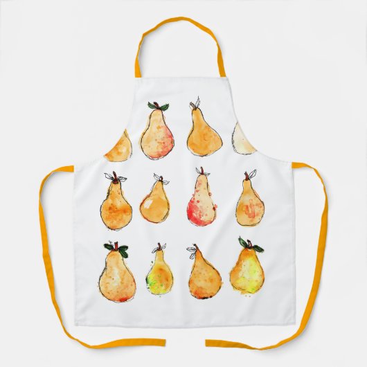 Schort met Pears Design (Voorkant)