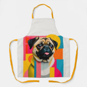 Schort met Pug (Voorkant)