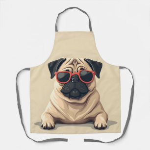 Schort met Pug