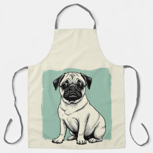 Schort met Pug