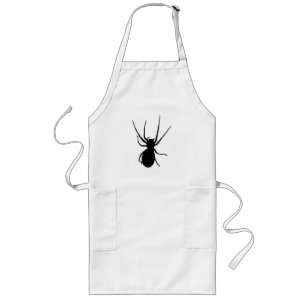 Schort met zwarte Creepy Spider