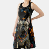 Schort - Mexicaanse Folk Art Bulldog (Insitu)