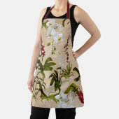 Schort - Orchideeënpatroon in Beige (Insitu)