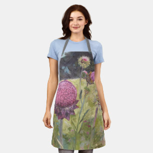 Schort Paarse wilde bloemen