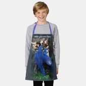 schort _ papegaaien (Gedragen)