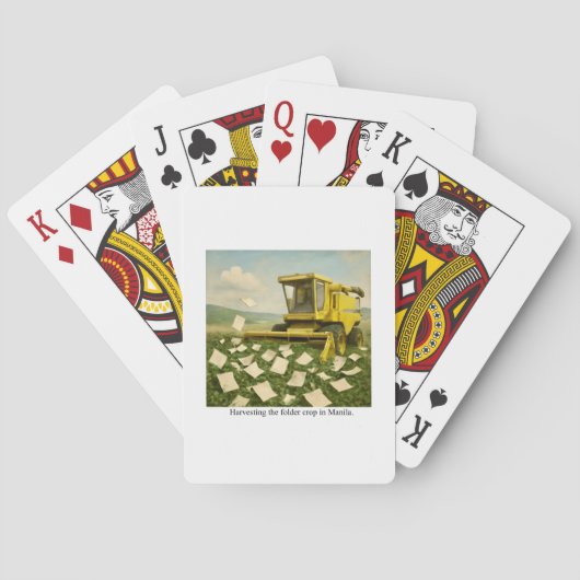 Schort Pokerkaarten (Achterkant)