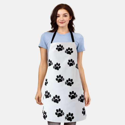 Schort - Polydactyl Paw Prints (Gedragen)