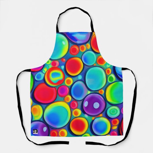 Schort regenboogbuien (Voorkant)