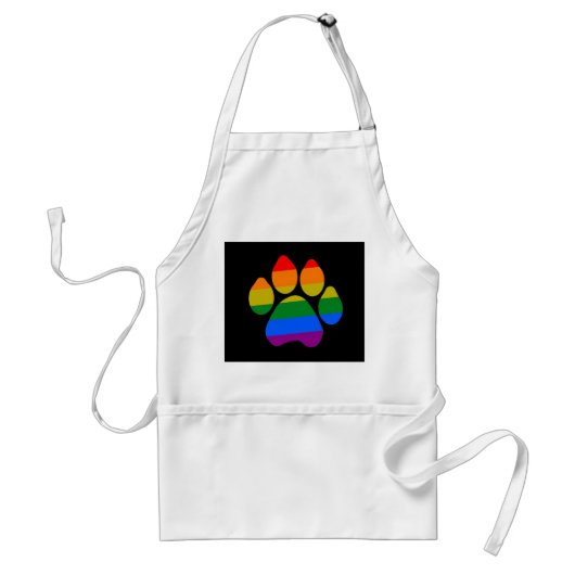 Schort regenboogpaws (Voorkant)