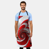 Schort/rode wervel/LRG/All-Over Print Schort (Gedragen)