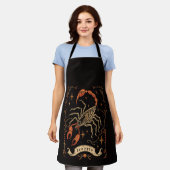 Schort Schorpioen Hemelse Zodiac Art (Gedragen)