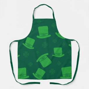Schort St. Patricks Day Kabouterhoed Groen