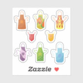 Schort Stickers (Vel)