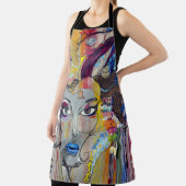 Schort - Street Art Gezicht Graffiti (Insitu)