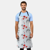 Schort van barokpaarden (Gedragen)